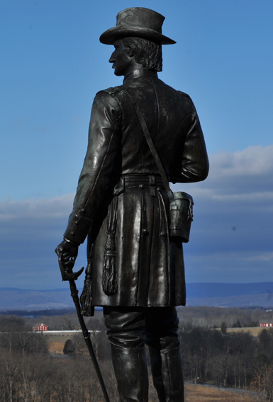 Statue Gouverneur General Warren on Little Round Top